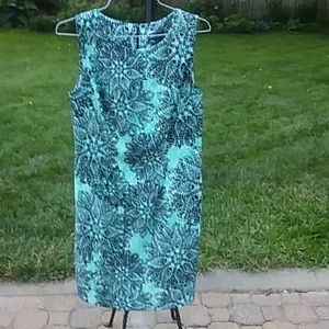 sleeveless sheath dress size 14